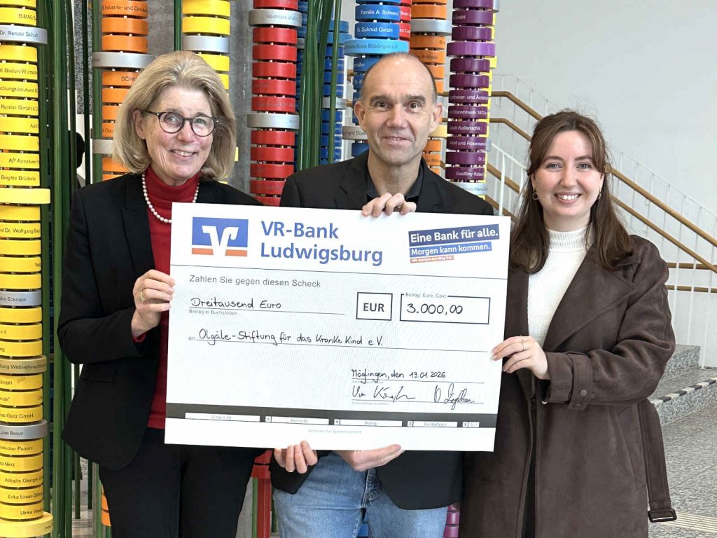 Württembergische Weingärtner-Zentralgenossenschaft spendet Tombola-Erlös